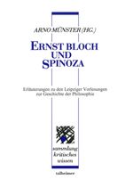 Ernst Bloch und Spinoza Cover des Buches Ernst Bloch und Spinoza (ISBN: 9783893761937)
