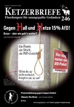 Gegen Haß und Hetze 15% AfD! Bravo - aber wie geht´s weiter? Cover des Buches Gegen Haß und Hetze 15% AfD! Bravo - aber wie geht´s weiter? (ISBN: 9783894843090)