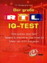 Der große RTL IQ- Test Cover des Buches Der große RTL IQ- Test (ISBN: 9783896043559)