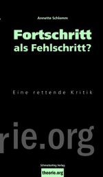 Fortschritt als Fehlschritt? Cover des Buches Fortschritt als Fehlschritt? (ISBN: 9783896570284)