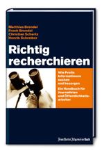 Richtig recherchieren Cover des Buches Richtig recherchieren (ISBN: 9783899812367)