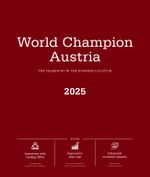 World Champion Austria 2025 - The Yearbook on the Business Location Cover des Buches World Champion Austria 2025 - The Yearbook on the Business Location (ISBN: 9783903254787)