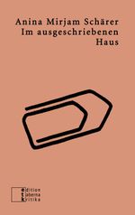 Im ausgeschriebenen Haus Cover des Buches Im ausgeschriebenen Haus (ISBN: 9783905846713)