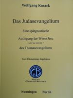 Das Judasevangelium Cover des Buches Das Judasevangelium (ISBN: 9783906206783)