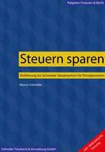 Steuern sparen Cover des Buches Steuern sparen (ISBN: 9783907204009)