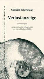 Verlustanzeige Cover des Buches Verlustanzeige (ISBN: 9783911890182)