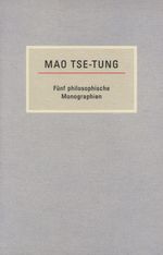 Fünf philosophische Monographien Cover des Buches Fünf philosophische Monographien (ISBN: 9783922431770)