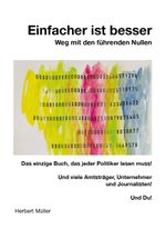 Einfacher ist besser Cover des Buches Einfacher ist besser (ISBN: 9783926006295)