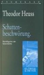Schattenbeschwörung Cover des Buches Schattenbeschwörung (ISBN: 9783931402525)