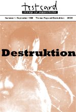 testcard #1: Pop und Destruktion Cover des Buches testcard #1: Pop und Destruktion (ISBN: 9783931555009)