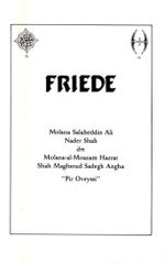 Friede Cover des Buches Friede (ISBN: 9783932689963)