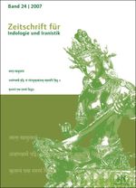 Studien zur Indologie und Iranistik Cover des Buches Studien zur Indologie und Iranistik (ISBN: 9783934106604)