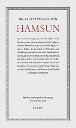 Knut Hamsun Cover des Buches Knut Hamsun (ISBN: 9783938844151)