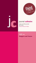 journal culinaire. Kultur und Wissenschaft des Essens Cover des Buches journal culinaire. Kultur und Wissenschaft des Essens (ISBN: 9783941121379)
