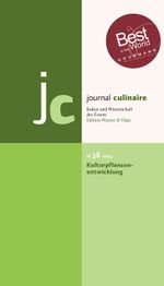 journal culinaire. Kultur und Wissenschaft des Essens Cover des Buches journal culinaire. Kultur und Wissenschaft des Essens (ISBN: 9783941121386)