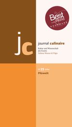 journal culinaire. Kultur und Wissenschaft des Essens Cover des Buches journal culinaire. Kultur und Wissenschaft des Essens (ISBN: 9783941121393)