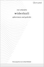 Widerhall Cover des Buches Widerhall (ISBN: 9783942509602)