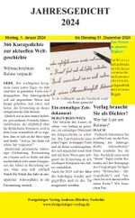Jahresgedicht 2024 Cover des Buches Jahresgedicht 2024 (ISBN: 9783943070361)