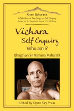 Aham Sphurana | Vichara – Self Enquiry, Who am I? Cover des Buches Aham Sphurana | Vichara – Self Enquiry, Who am I? (ISBN: 9783943544817)