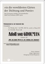 'in die verwilderten Gärten der Dichtung und Poesie' Cover des Buches 'in die verwilderten Gärten der Dichtung und Poesie' (ISBN: 9783945424087)