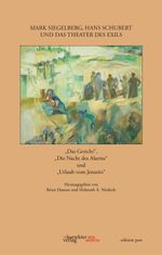 Mark Siegelberg, Hans Schubert und das Theater des Exils Cover des Buches Mark Siegelberg, Hans Schubert und das Theater des Exils (ISBN: 9783950547016)