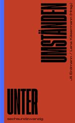 Unter Umständen Cover des Buches Unter Umständen (ISBN: 9783952539958)