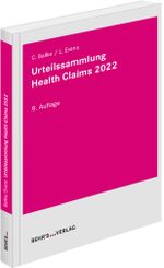 Urteilssammlung Health-Claims 2022 Cover des Buches Urteilssammlung Health-Claims 2022 (ISBN: 9783954688708)
