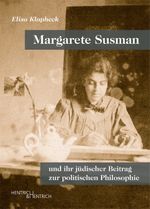 Margarete Susman Cover des Buches Margarete Susman (ISBN: 9783955650360)