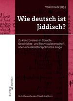 Wie deutsch ist Jiddisch? Cover des Buches Wie deutsch ist Jiddisch? (ISBN: 9783955657444)