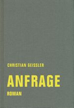 Anfrage Cover des Buches Anfrage (ISBN: 9783957325518)