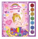 Regenbogen Glitzer-Ausmalbuch mit Tuschkasten "Tina Ballerina" Cover des Buches Regenbogen Glitzer-Ausmalbuch mit Tuschkasten "Tina Ballerina" (ISBN: 9783957742018)