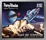 Perry Rhodan Silber Edition 117: Duell der Erbfeinde (2 MP3-CDs) Cover des Buches Perry Rhodan Silber Edition 117: Duell der Erbfeinde (2 MP3-CDs) (ISBN: 9783957951816)