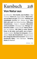 Kursbuch 218 Cover des Buches Kursbuch 218 (ISBN: 9783961963492)