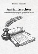 Ansichtssachen Cover des Buches Ansichtssachen (ISBN: 9783962295325)