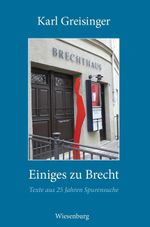 Einiges zu Brecht Cover des Buches Einiges zu Brecht (ISBN: 9783969210192)