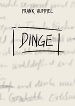 Dinge Cover des Buches Dinge (ISBN: 9783982694030)