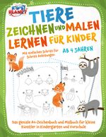 Tiere zeichnen und malen lernen für Kinder ab 4 Jahren - Mit einfachen Schritt für Schritt Anleitungen: Das geniale A4-Zeichenbuch und Malbuch für kleine Künstler in Kindergarten und Vorschule Cover des Buches Tiere zeichnen und malen lernen für Kinder ab 4 Jahren - Mit einfachen Schritt für Schritt Anleitungen: Das geniale A4-Zeichenbuch und Malbuch für kleine Künstler in Kindergarten und Vorschule (ISBN: 9783989351080)
