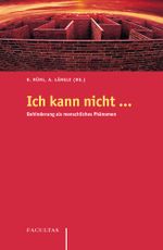 Ich kann nicht ... Cover des Buches Ich kann nicht ... (ISBN: 9783990300169)