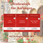 Italienisch für Anfänger (mit 3 MP3 Audio-CDs) - Lesemethode von Ilya Frank - Zweisprachige Ausgabe Italienisch-Deutsch Cover des Buches Italienisch für Anfänger (mit 3 MP3 Audio-CDs) - Lesemethode von Ilya Frank - Zweisprachige Ausgabe Italienisch-Deutsch (ISBN: 9783991127321)
