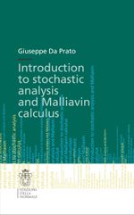 Introduction to Stochastic Analysis and Malliavin Calculus Cover des Buches Introduction to Stochastic Analysis and Malliavin Calculus (ISBN: 9788876424977)