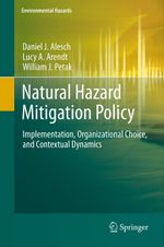 Natural Hazard Mitigation Policy Cover des Buches Natural Hazard Mitigation Policy (ISBN: 9789400738058)