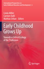 Early Childhood Grows Up Cover des Buches Early Childhood Grows Up (ISBN: 9789400799080)