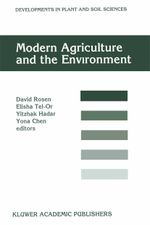 Modern Agriculture and the Environment Cover des Buches Modern Agriculture and the Environment (ISBN: 9789401154185)