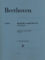 Klavierstück a-moll WoO 59 (Für Elise) Cover des Buches Klavierstück a-moll WoO 59 (Für Elise) (ISBN: 9790201813479)