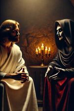 What is Good: A Dialogue Between Jesus Christ and the Antichrist Cover des Buches What is Good: A Dialogue Between Jesus Christ and the Antichrist (ISBN: 9798309604050)