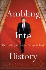 Ambling into History Cover des Buches Ambling into History (ISBN: 9780066213712)