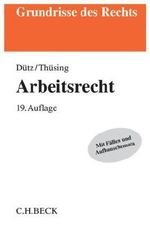 Arbeitsrecht Cover des Buches Arbeitsrecht (ISBN: 9783406668395)