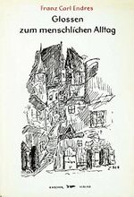 Glossen zum menschlichen Alltag Cover des Buches Glossen zum menschlichen Alltag (ISBN: B0000BHQXU)