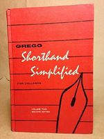 Gregg shorthand simplified for colleges Cover des Buches Gregg shorthand simplified for colleges (ISBN: B0000CK00H)
