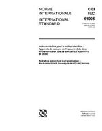 IEC 61005 Ed. 2.0 b:2003, Radiation protection instrumentation - Neutron ambient dose equivalent (rate) meters Cover des Buches IEC 61005 Ed. 2.0 b:2003, Radiation protection instrumentation - Neutron ambient dose equivalent (rate) meters (ISBN: B000XYS64A)